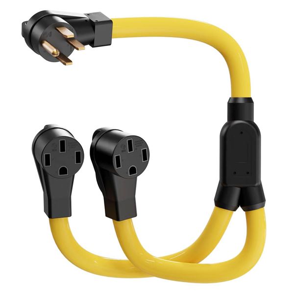 14-30P to 14-30R/14-50R Power Adapter Cord