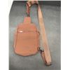 Image 4 : Lole Brown Crossbody Bag With Logo Strap