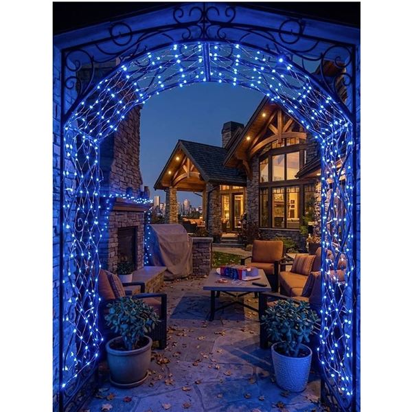Lot of 2 - Fullbell LED Twinkle String Lights, 200 Bulbs
