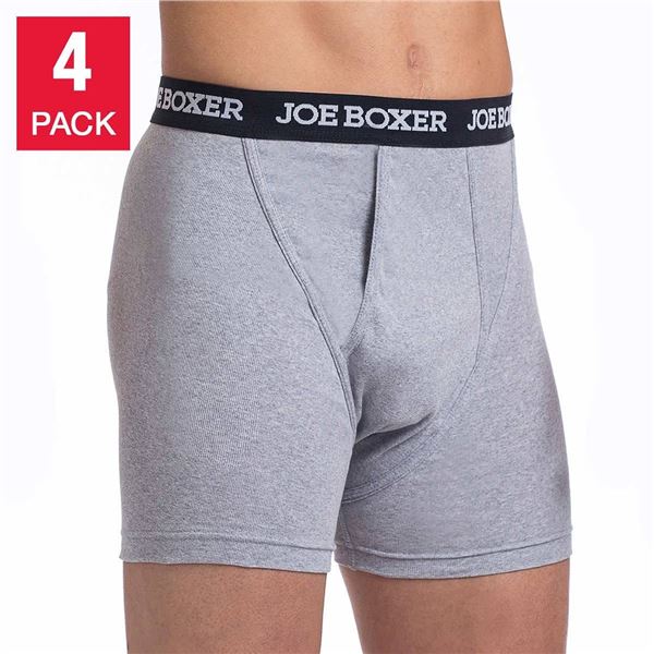 Joe Boxer M Boxer Briefs 4-Pack Organic Cotton Size Med
