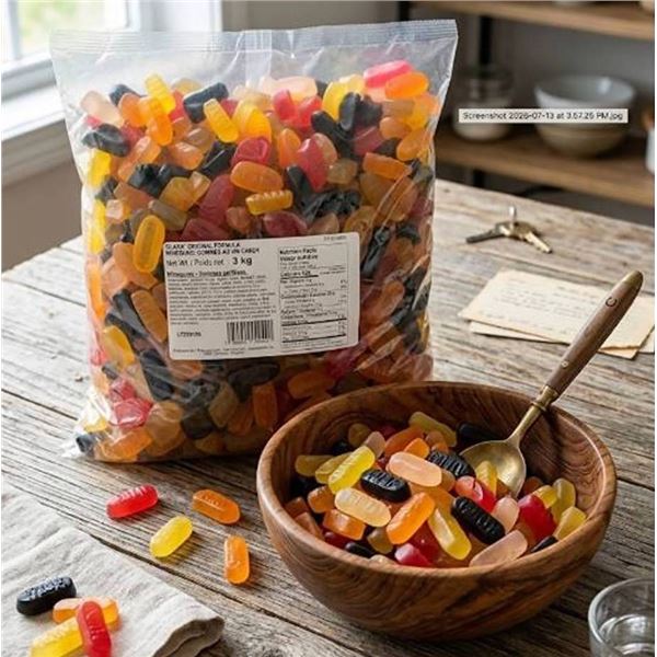 Clara Original Formula Winegums 3kg Bag