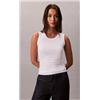 Image 2 : Tahari Ribbed Cotton Tank Top 3-Pack Medium