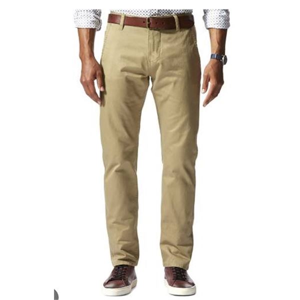 Nautica Men's Straight Fit 34x32 Khaki Pants