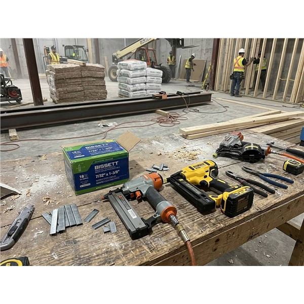 Bissett 7/32" x 1-3/8" Narrow Crown Staples