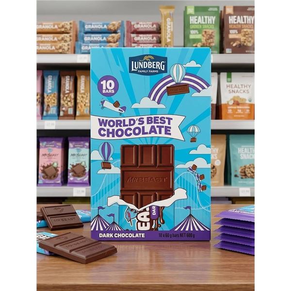 MrBeast Dark Chocolate 10-Bars x 60g