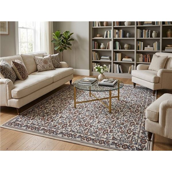 WashLuxe Area Rug and Runner Set 2-Pieces