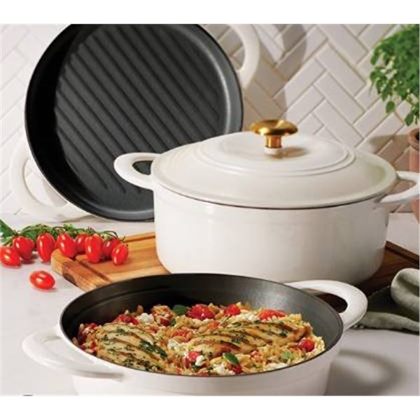 Tramontina Enamel Cast Iron 4-Piece Nested Cookware Set