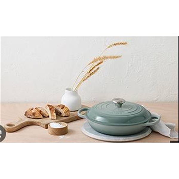 Le Creuset Signature Oblong Casserole Sage 31cm