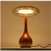Image 1 : WITHROOM Small Table Lamp, Wooden Base