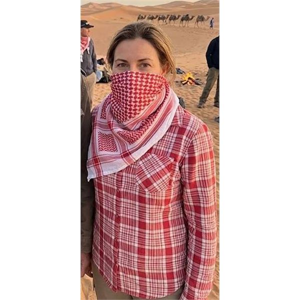 Rothco Shemagh Scarf Red and White 100% Cotton