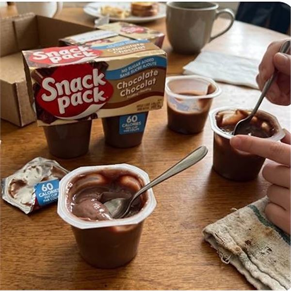Snack Pack Chocolate Pudding Cups 4 Pack