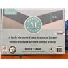 Image 4 : Martha Stewart 3 Inch Memory Foam Mattress Topper Queen