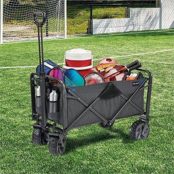 MAC Folding Wagon with Brakes, 159 kg Capacity