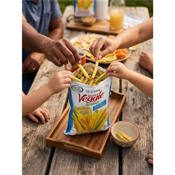 Sensations Garden Veggie Straws Zesty Ranch 130g