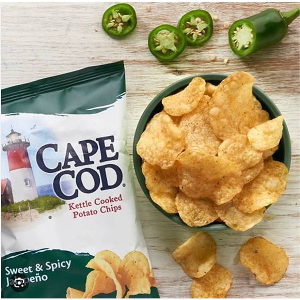 Cape Cod Sweet & Spicy JalapeÃ±o Kettle Cooked Potato Chips 220g
