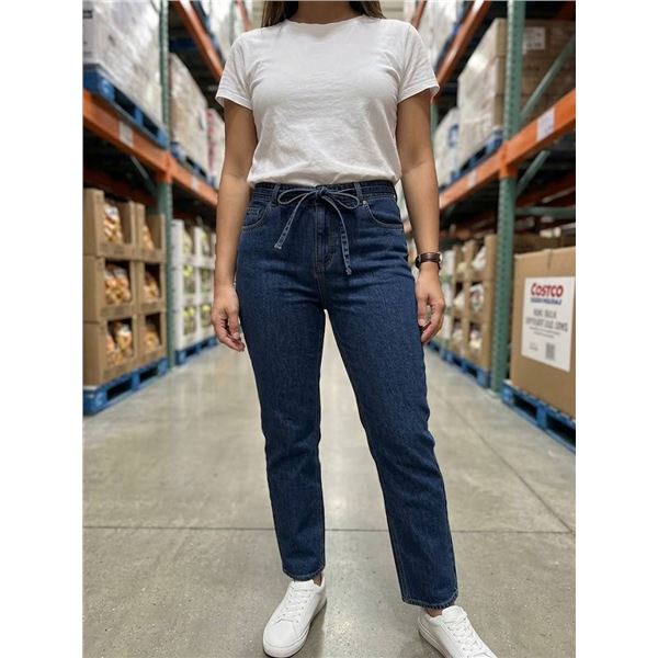 Buffalo David Bitton Bree 10 Wide Leg Belted Jeans