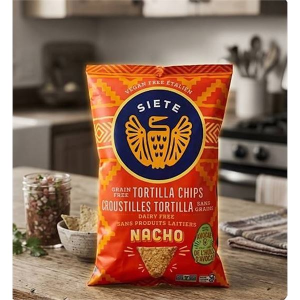 Siete Grain Free Nacho Tortilla Chips 142g