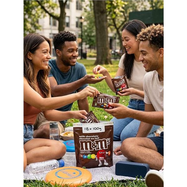 M&M's Milk Chocolate Candies 100g Bag