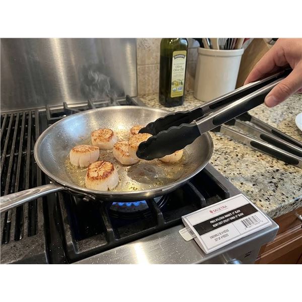 Sagetra Heavy Duty Utility Tongs 12" Set