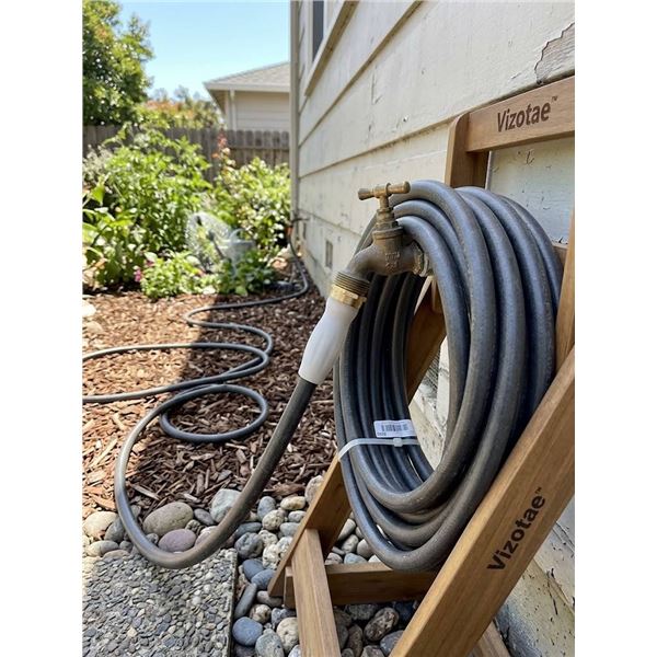 Heavy-Duty Rubber Garden Hose with Fitting