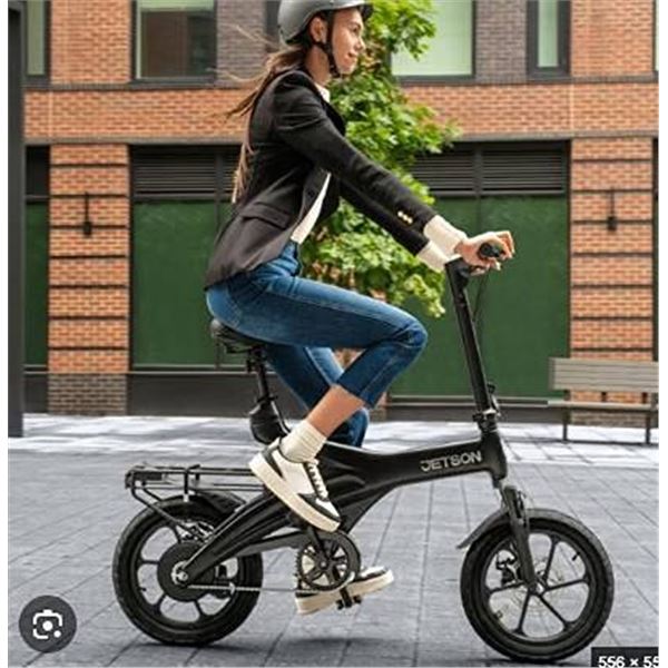Jetson Electric Folding Bike Black