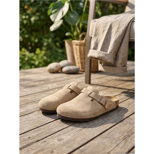 KIDMI Suede Slip-On Clogs Size 41