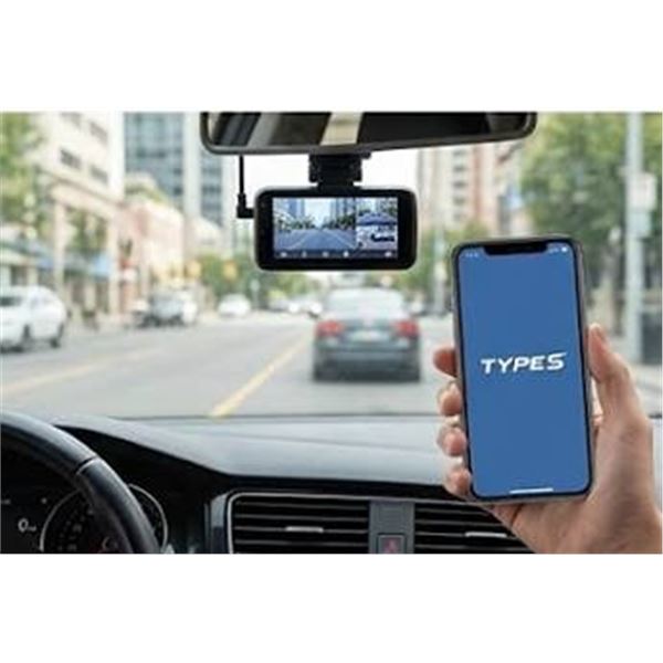TYPE S Dual View 4K Dashcam, Model T402