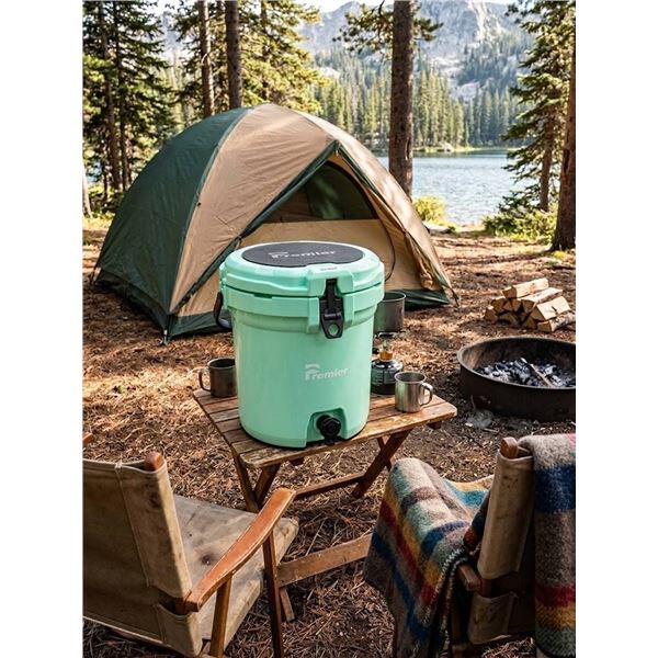Premier Cooler with Drain Plug and Accesories