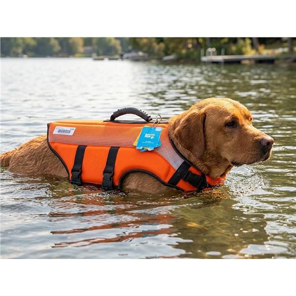 South Paw XL Dog Life Vest, Orange