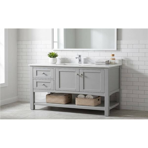 Co-op Gold 42" Daisy Vanity Grey