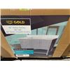 Image 3 : Co-op Gold 42" Daisy Vanity Grey