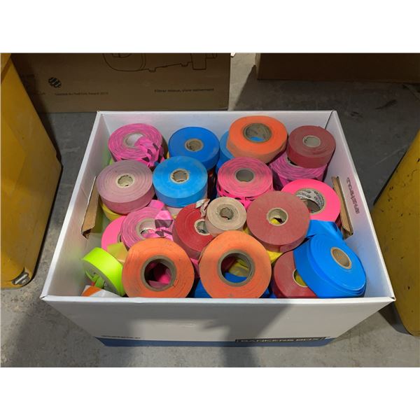 100 Assorted Survey Flagging Rolls