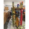 Image 1 : Three 79-Inch Survey Poles with Grip Handles