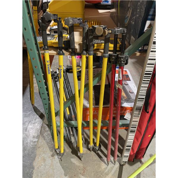 4 Trimble Survey Prism Poles