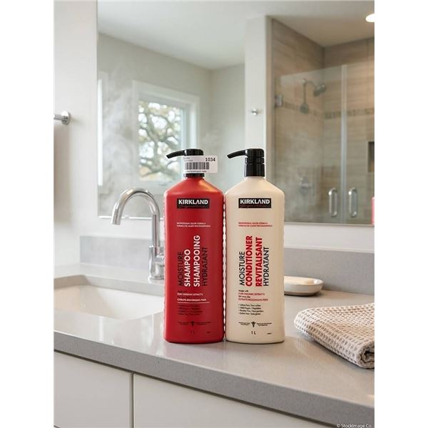 Kirkland Moisture Shampoo and Conditioner Set 1L
