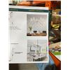 Image 2 : Modern 6-Light Chandelier Fixture, Black