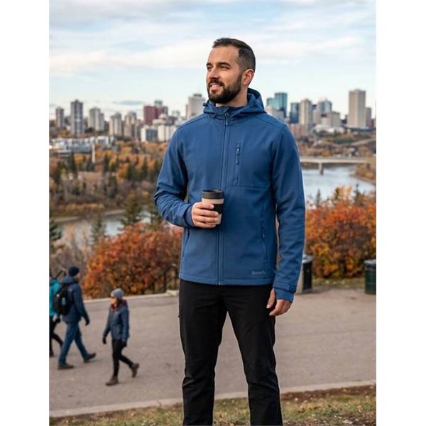 Bench Navy Blue Hooded Jacket Size L/G