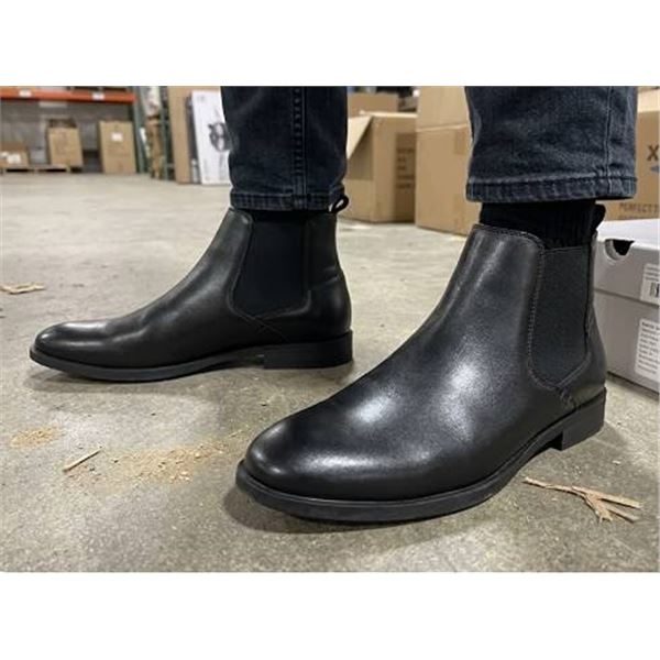 Ted Baker Black Leather Chelsea Boots Size 10