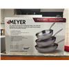 Image 3 : Meyer Accolade Stainless Steel 3-Piece Fry Pan Set
