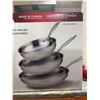 Image 5 : Meyer Accolade Stainless Steel 3-Piece Fry Pan Set