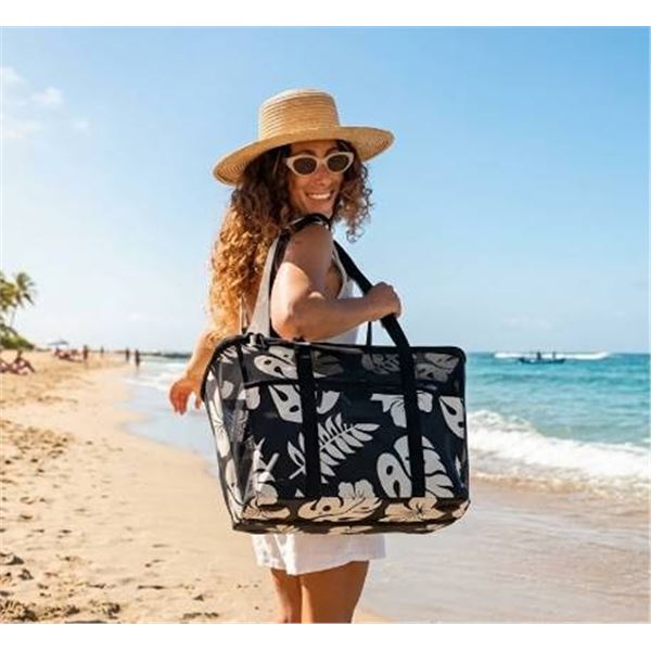 Aloha Collection CleverMade Collapsible Beach Tote
