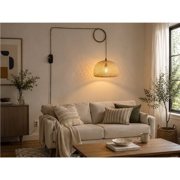 NANEE Bamboo Pendant Lamp Shade