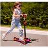Image 1 : LifeMaster LED Light Kids Scooter, Adjustable