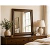 Image 1 : Wood Framed Mirror, 19 x 23 Inches