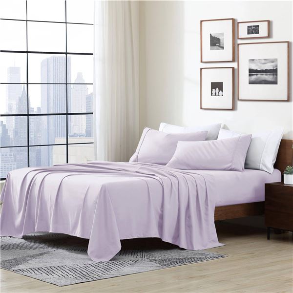 Comfy Bamboo World Queen 4-Piece Sheet Set