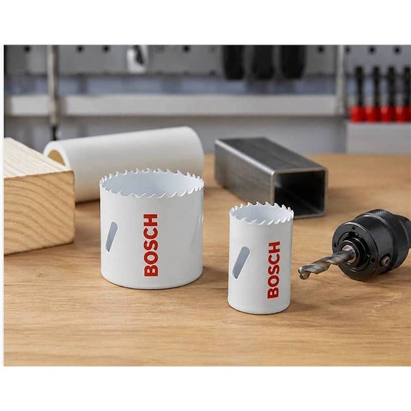 Bosch Bi-Metal Hole Saw Set, 1-7/8" and 3-7/8"