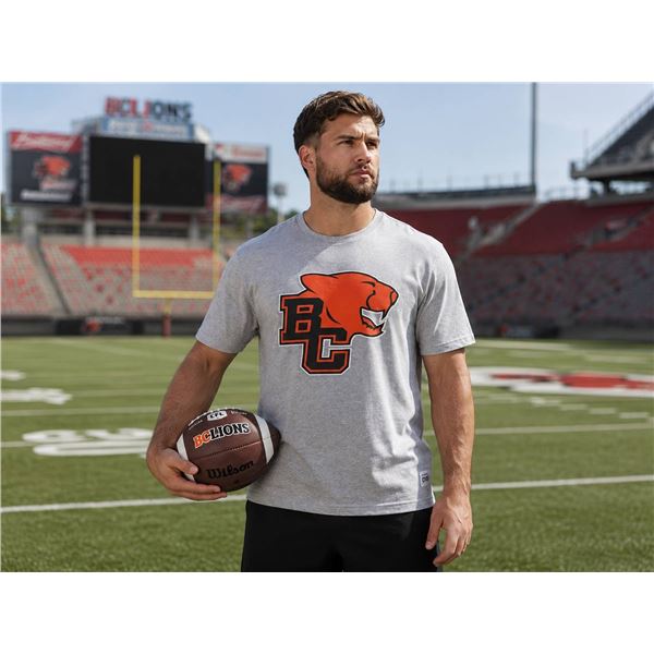 BC Lions CFL Wilson Football and T-Shirt Set