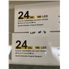 Image 3 : Lot Of 2, 24 Inch LED Under Cabinet Light Fixture