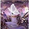 Image 1 : Holographic Butterfly Wing LED Floor Lamp