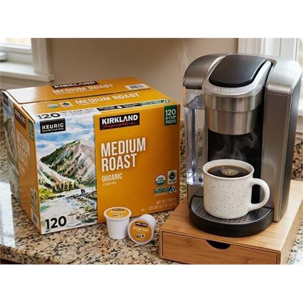 Kirkland Summit Roast Organic Ground Coffee 1.36kg
